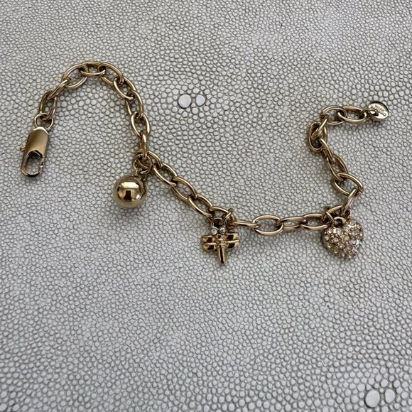 Dyrberg/Kern Senga bracelet with heart, dragonfly and ball charms - Picture 9 of 9
